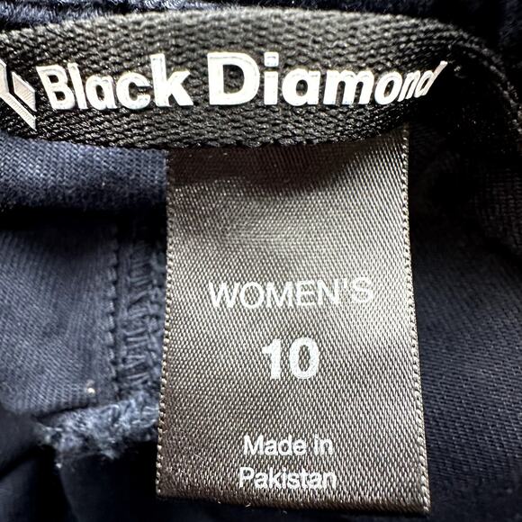 Black Diamond Notion Pants Elastic Waistband Articulated Knees Pockets Navy 10 - Picture 4 of 7